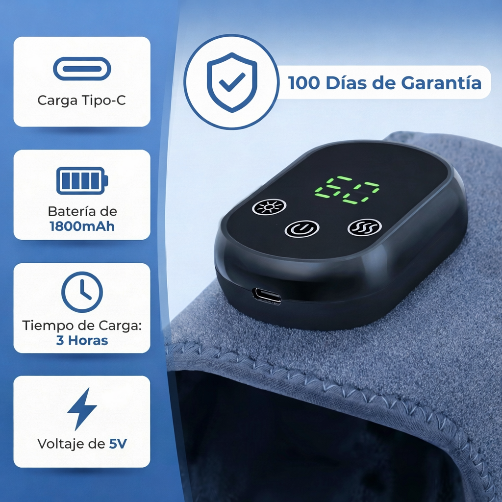 CalmiFeet - Masajeador Triple Acción